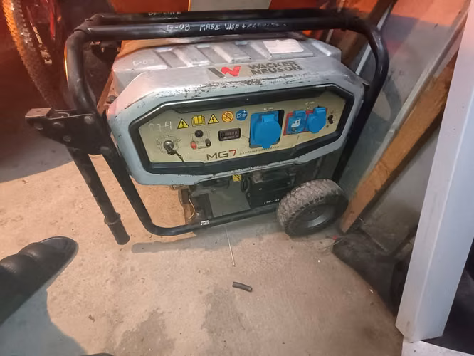 Generador bencinero Wecker Neusson 7Kva