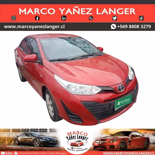 TOYOTA YARIS GLI 1.5 / AÑO  KILOMETROS / EXCELENTE ESTADO