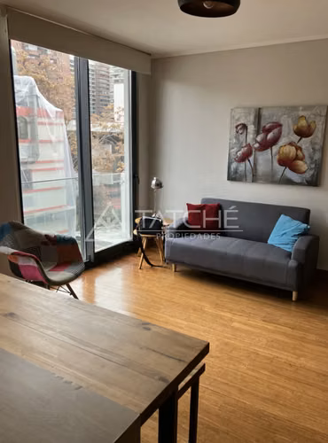 ESTUDIO 40 M2  AMOBLADO EN EL MEJOR SECTOR DE LAS CONDES