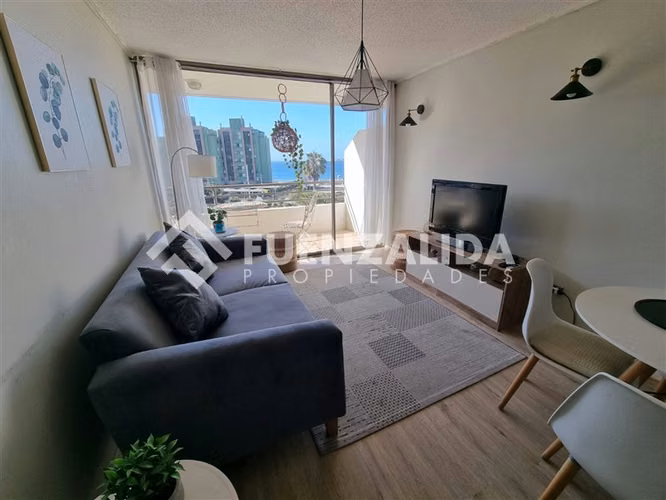 Departamento en arriendo de 1 dorm. amoblado, La Herradura - Imagen 2