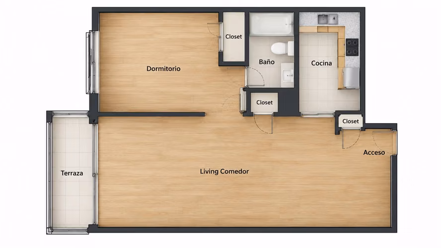 3er Piso Vista Norte | Estacionamiento (184543) - Imagen 2