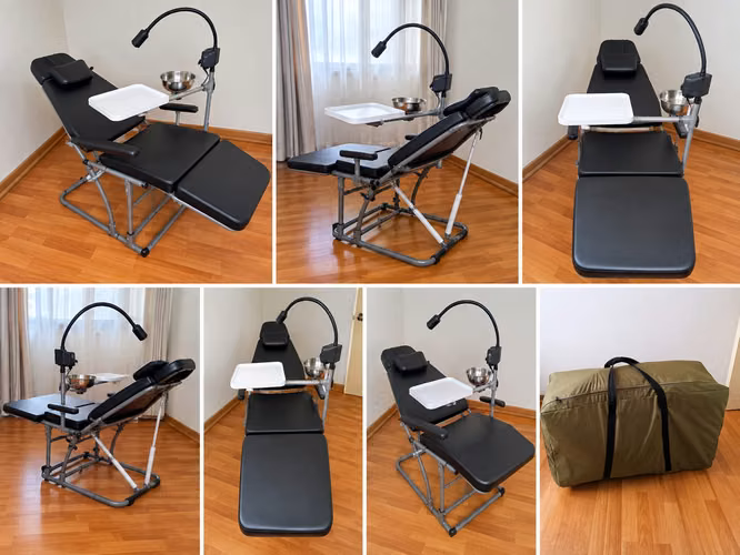 Sillón dental portátil