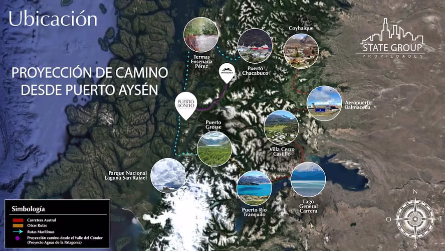 VENTA TERRENO PARCELA AYSEN PUERTO BONITO A ORILLA DEL MAR - Imagen 6