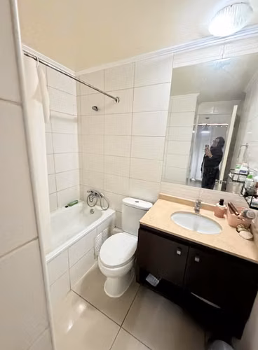 DEPARTAMENTO 1 DORMITORIO EN CARMEN, SANTIAGO - ARRIENDO