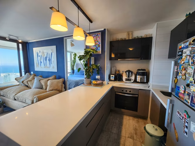 En venta moderno departamento, Costa de Montemar, Concón. - Imagen 1