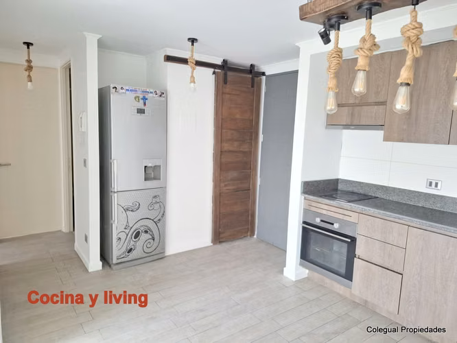 Excelente Depto. 2d / 1b /1 E calle Briones Luco, Pasos Metro Lo Ovalle - Imagen 9