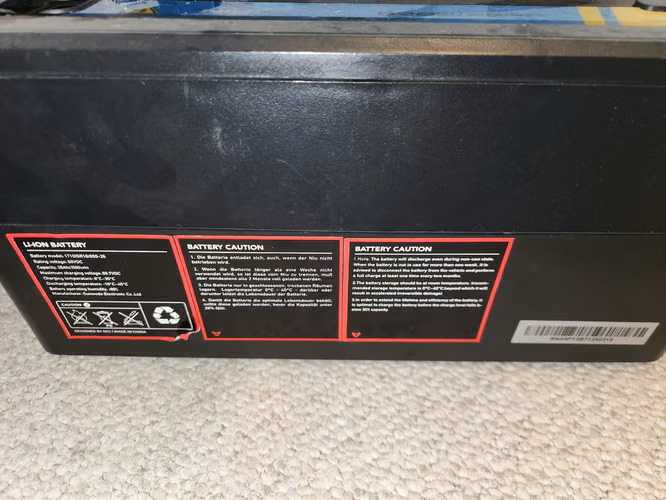 BATERIAS ELECTRICAS MOTO  NQI GTS SPORT