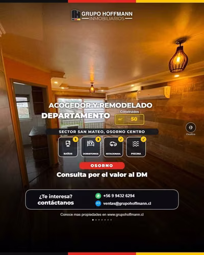 Moderno Depto en Barrio Atractivo (184808) - Imagen 1