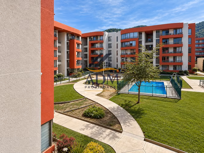 Departamento en arriendo – Condominio Vista San Francisco | Limache