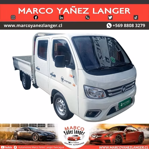 FOTON TM3 4X2 1.6 / AÑO 2025 / FACTURABLE / 27.955 KILOMETROS / EXCELENTE ESTADO