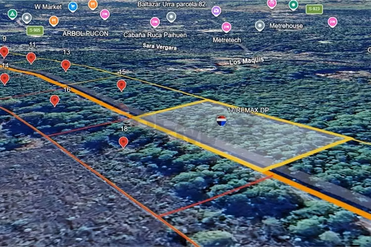 Parcela 17 con luz y acceso al río trancura - Imagen 1
