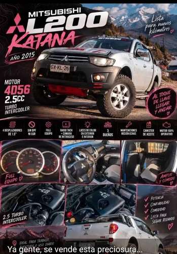 Se vende mitsubishi l200 katana 2015 - Imagen 2