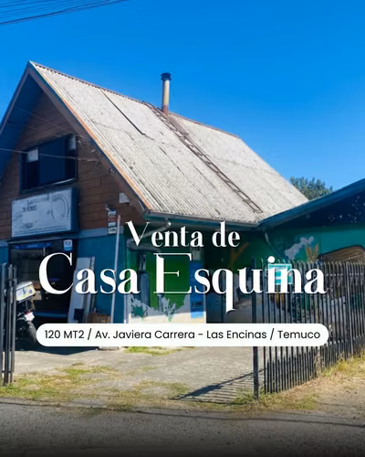 SE VENDE CASA TEMUCO EXCELENTE OPORTUNIDAD, TEMUCO