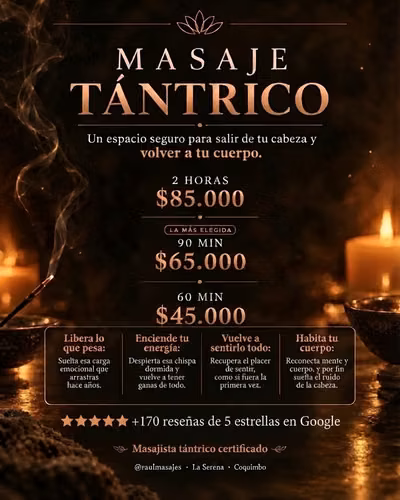 Masaje tántrico profesional