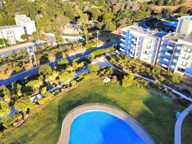 LOMAS DE PAPUDO 4, DEPARTAMENTO EN ARRIENDO,  3 DORMITORIOS Y 1 BAÑO, 2 ESTACIONAMIENTOS