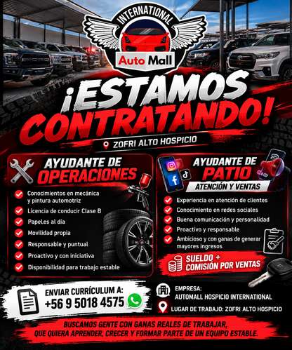 Ayudante de Operaciones