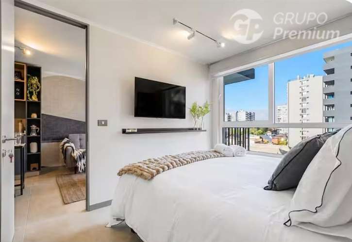 Departamento amoblado full en arriendo de 1 dorm. en Ñuñoa - Imagen 8