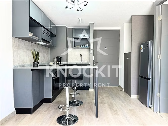 Arriendo Depto en La Cisterna - 1D1B Amoblado con Estac - Imagen 2