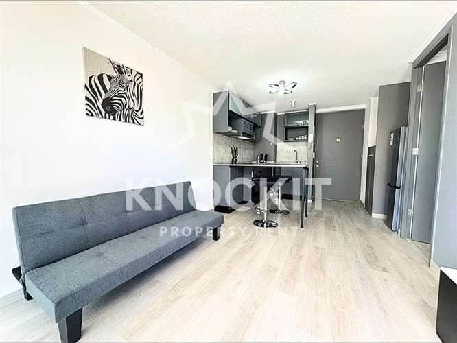 Arriendo Depto en La Cisterna - 1D1B Amoblado con Estac - Imagen 5
