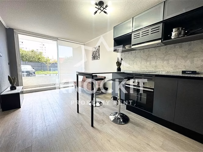 Arriendo Depto 1D1B Amoblado - En la Cisterna con Estac - Imagen 3