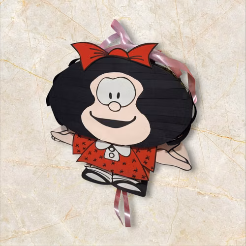Piñatas, maquetas, personajes de cartón