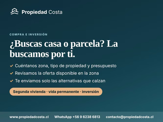 Buscamos, Arrendamos, Administramos o vendemos tu casa o parcela en el litoral central