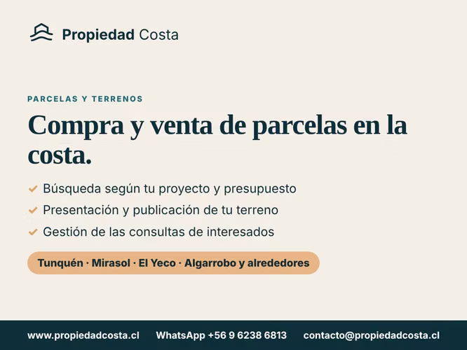 Buscamos, Arrendamos, Administramos o vendemos tu casa o parcela en el litoral central