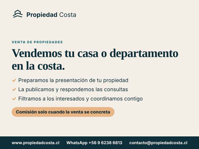 Buscamos, Arrendamos, Administramos o vendemos tu casa o parcela en el litoral central