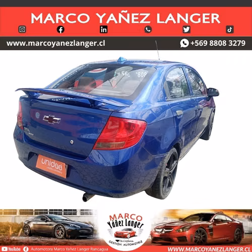 CHEVROLET SAIL 1.4 / AÑO 2016 / EXCELENTE ESTADO
