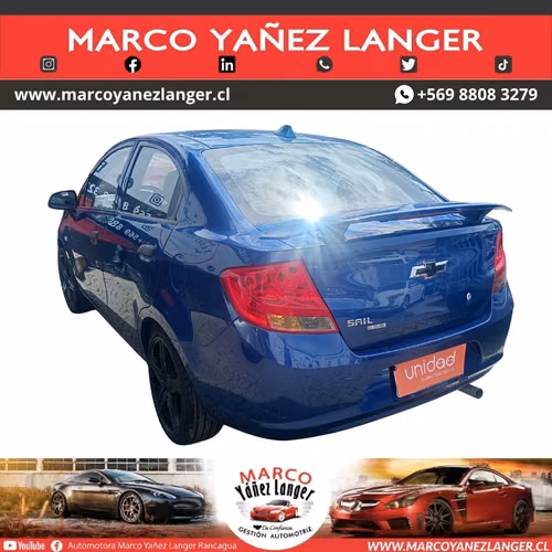 CHEVROLET SAIL 1.4 / AÑO 2016 / EXCELENTE ESTADO