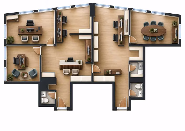 Oficina 87 m2 3 privados Metro Manuel Montt (185174) - Imagen 15