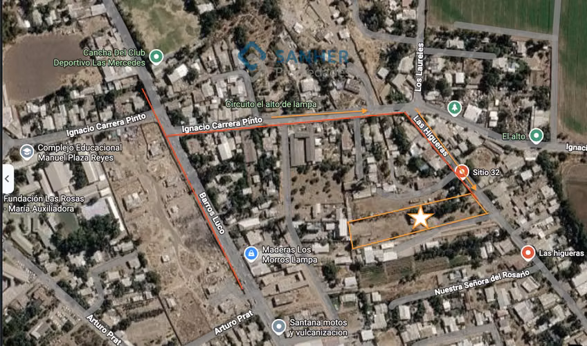 Terreno de 4.800 m² con uso mixto en estratégica ubicación de Lampa