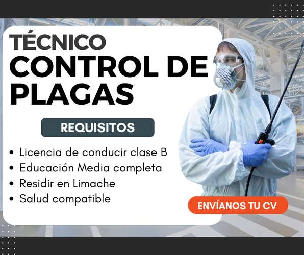 TÉCNICO EN CONTROL DE PLAGAS - LIMACHE