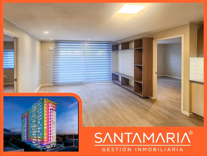Arriendo Dpto 2 dorm. Mariposa en Orompello, Concepción. - Imagen 1