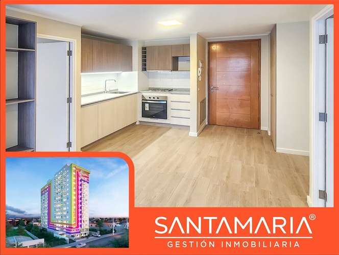 Arriendo Dpto 2 dorm. Mariposa en Orompello, Concepción.