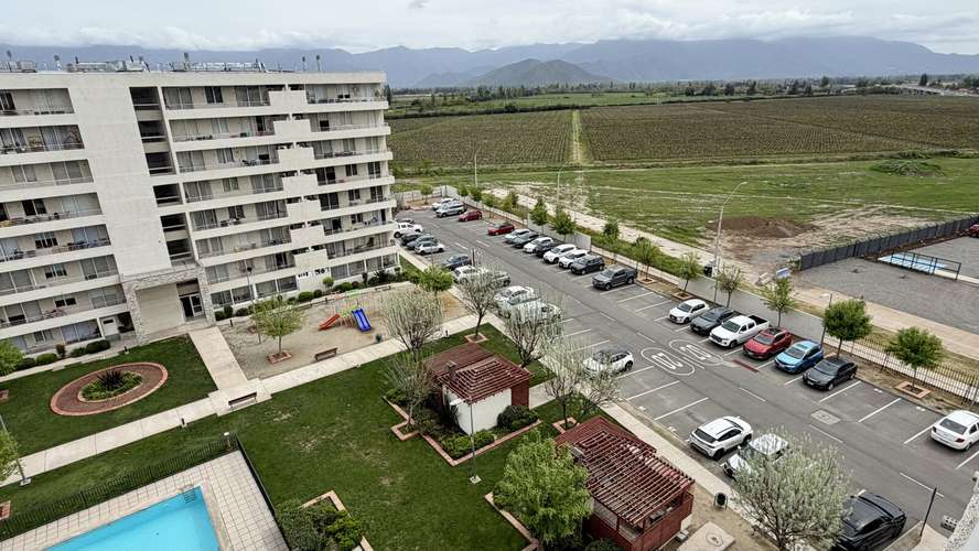 Departamento en Rancagua con piscina, balcón y excelente conectividad