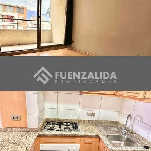 Depto Arriendo 1D-1B Terraza en Metro República (L1)