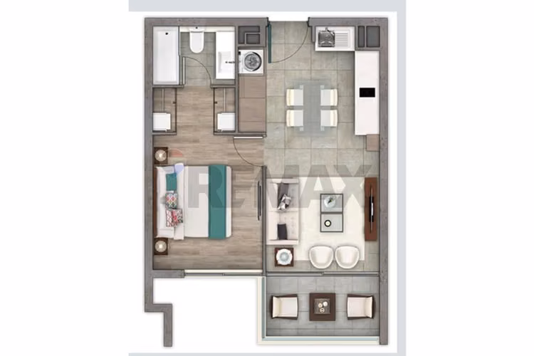 Depto. 1 dormitorio en ñuñoa - Imagen 4