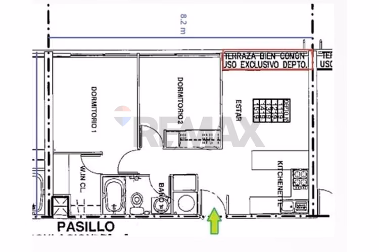 Depto. 2d-1b rebajado, estación central - Imagen 14