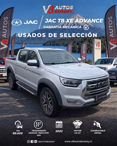 JAC T8 XE ADVANCE 2022