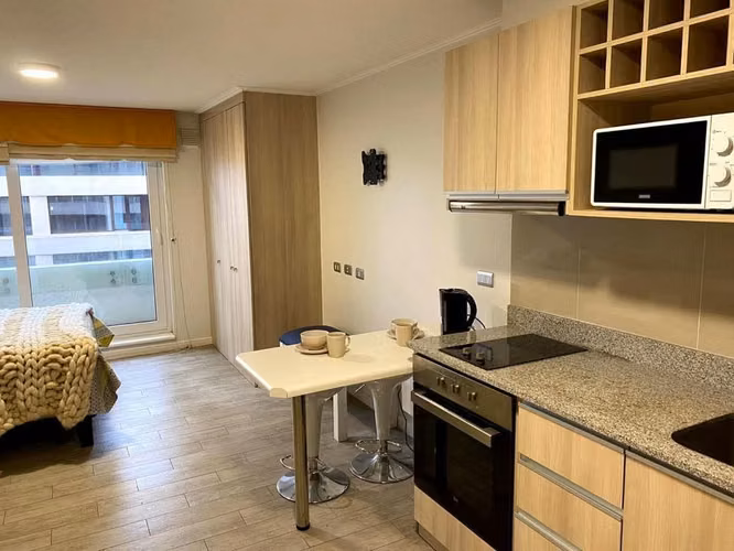 VENDE hermoso departamento estudio, edificio Maringá City Home, Temuco. - Imagen 3