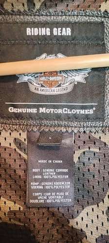 Chaqueta Harley-Davidson cuero original talla L 2011