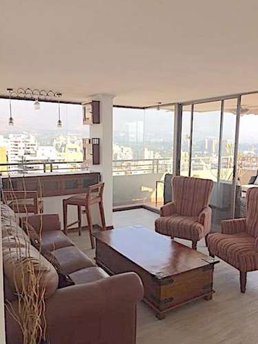 Departamento para inversión en venta para inversión vista despejada, gran terraza 3,  dormitorios, 2 baños, Las Condes