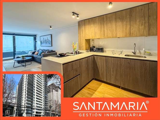 Arriendo Dpto. 1 Dorm. Amoblado en Chacabuco, Concepción.