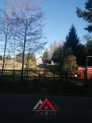LINDA PARCELA EN COMUNA DE QUILACO ALTO BIOBIO CON CASA PATRONAL Y CABAÑAS