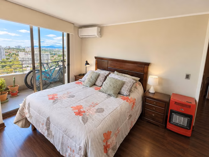 Departamento en La Reina | Vista despejada, 2 terrazas y excelente ubicación