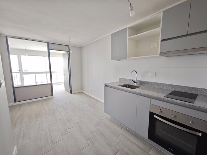 Arriendo depto nuevo 1D+1B+Bodega+Terraza+conexion a lavadora, Conchalí