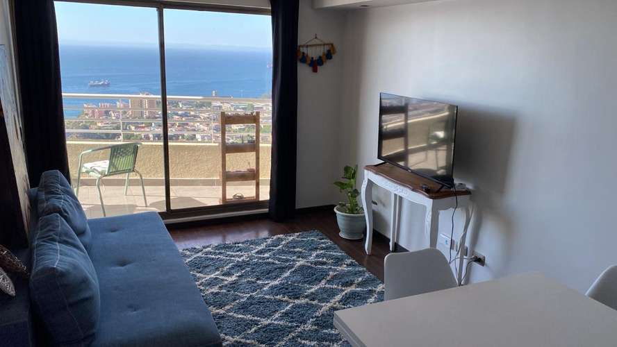 Valparaíso Preciosa Vista Mar, 2d2b Terraza, Piscina, Estacionamiento y Bodega