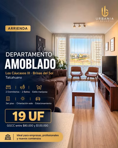 Moderno Depto con Excelente Conectividad (185030)