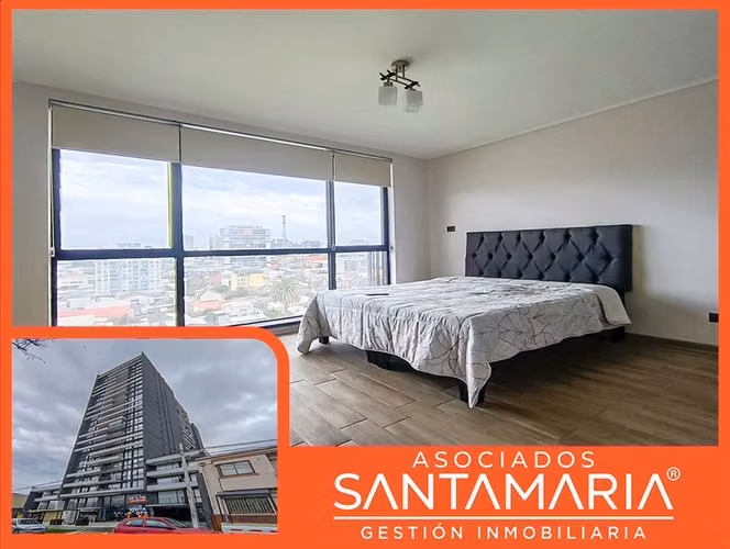Arriendo Dpto. Amoblado 1 ambiente en Heras, Concepción - Imagen 1